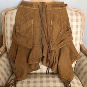 FREE PEOPLE zipper skirt!